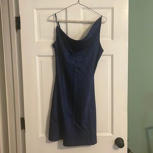 Abercrombie short dress asymmetrical neckline